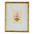 Hand-Painted Jaipuri Pink Floral Motif Painting. Framed For Sale