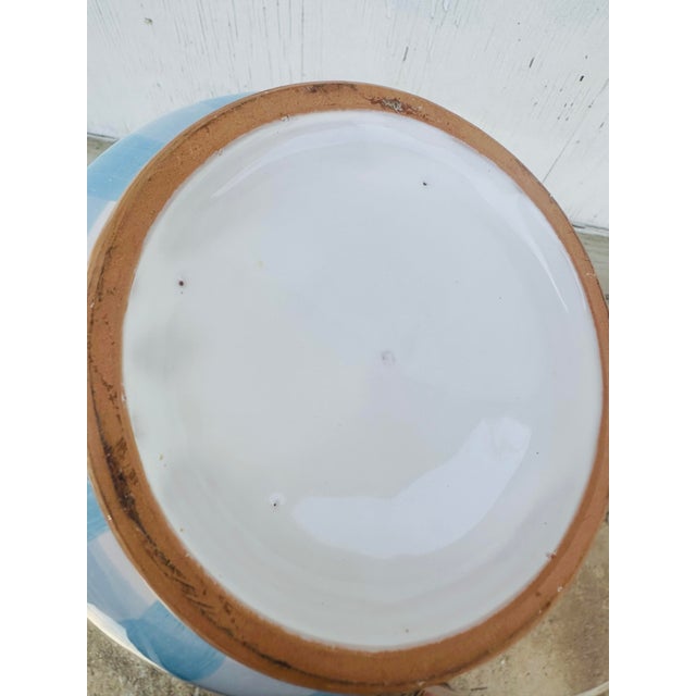 Ceramic Vintage Lidded Jar in the Style of Mackenzie Childs For Sale - Image 7 of 7