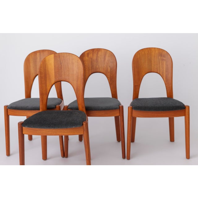 Danish Dining Chairs by Niels Koefoed, 1970s, Set of 4 For Sale - Image 10 of 10