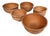 Vintage Japanese Bamboo Baskets, 1980s, Set of 5 For Sale