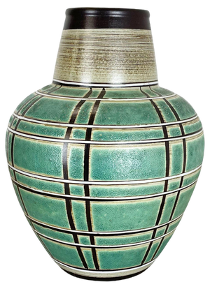 Large Ceramic Pottery Floor Vase attributed to Marzi and Remy, Germany, 1960s