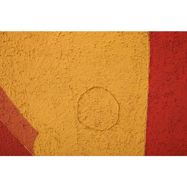 Orange Aglomeraciones & Incomunicacion Abstract Artwork By Maricruz H. Covarrubias For Sale - Image 8 of 11