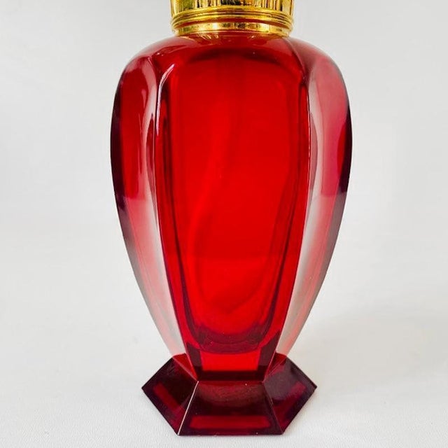 Lampe Berger Paris Model Athena Ruby Rouge Fragrance Lamp from Berger Paris, 1980s For Sale - Image 14 of 17