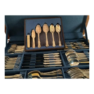 Vintage The Most Sophisticated Flatware 24 Different Place-Setting 210 Pieces Set, Ever Assembled For Sale