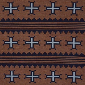 Schumacher Born For Water Fabric In Terracotta