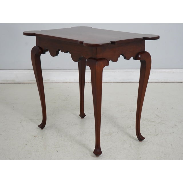Age: Approx: 20 Years Old Details: By Harvard Custom Woodworking Cherry High Quality Construction Queen Anne Legs & Pad...