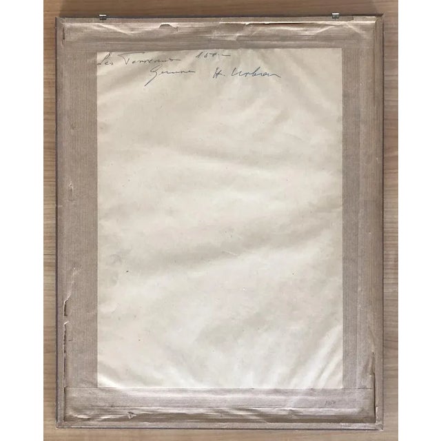 Harry Urban, Les Terreaux, Genève, Watercolor on Paper, Framed For Sale - Image 8 of 9