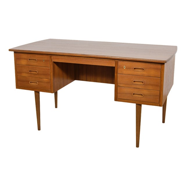 Mid-Century Modern Teak Desk from Edmund Jorgensen, Denmark, 1960s For Sale
