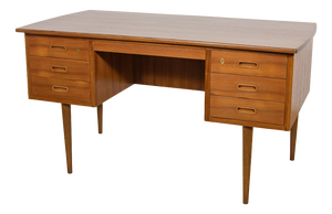 Mid-Century Modern Teak Desk from Edmund Jorgensen, Denmark, 1960s