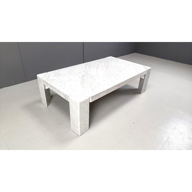 Vintage Italian Marble Coffee Table, 1970s For Sale - Image 9 of 12