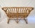 Wood Mid-Century French Bamboo & Rattan Settee Bench For Sale - Image 7 of 9