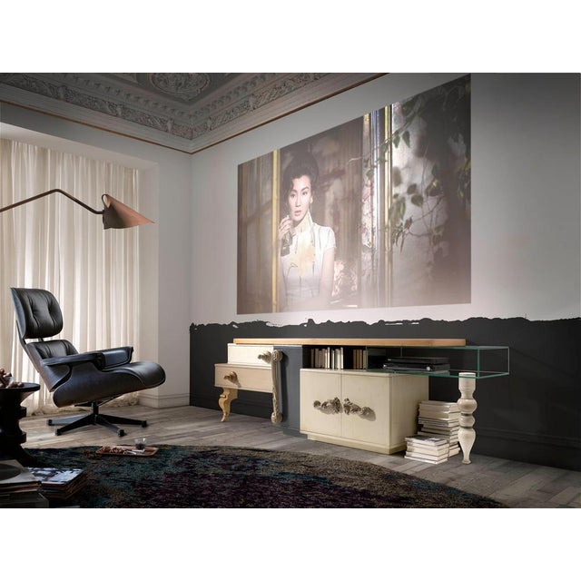 London Sideboard, Three Doors and Three Drawers, by Lola Glamour Dimensions: D 45 x W 233 x H 69 cm Materials: Wood. Like...