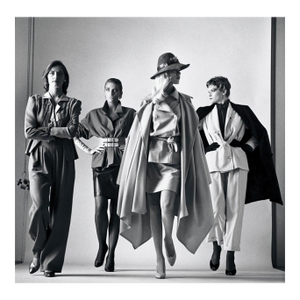 Sie Kommen, Paris 1981 by Helmut Newton Vintage Silver Gelatin Print
