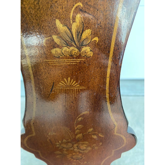 Queen Anne Vintage Philadelphia Queen Anne Armchair - Chinoiserie & Gold Leaf For Sale - Image 3 of 9