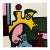 Mandy Brasa – In Search of (2022) Original Acrylic on Gallery-Wrapped Canvas 36” × 36” For Sale