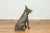 Contemporary Bronze Sculpture Depicting a German Shepherd with Dark Patina For Sale - Image 9 of 12