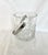 Hollywood Regency Vintage 1970s Silver Plate and Crystal Ice Bucket, Diamond Pattern, Swinging Handle For Sale - Image 3 of 6