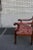 Red Lovely 19th Century French Empire Side Desk Chair With New Upholstery For Sale - Image 8 of 8