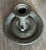 Antique pewter chamber-stick candle holder possibly dating from the 19th century. It has a wide base to catch wax...