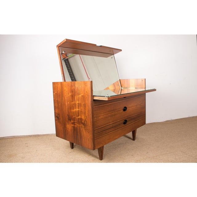 Chest of Drawers in Rosewood by Paul Geoffroy for Edition Charron, 1960s For Sale - Image 16 of 18