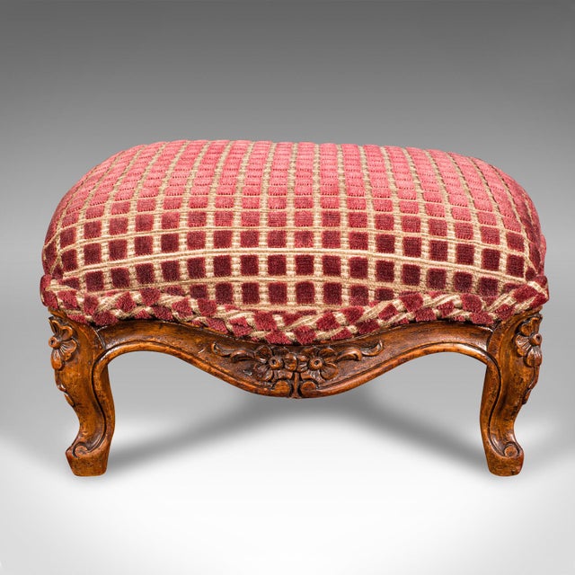 1850's Antique Footstool For Sale - Image 4 of 9