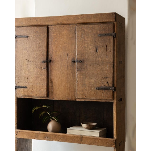 Rustic Spanish Oak Cabinet, 1600 For Sale - Image 3 of 17