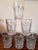 Vintage Cut Glass Butterfly Drinking Barware Set Glasses For Sale - Image 13 of 13
