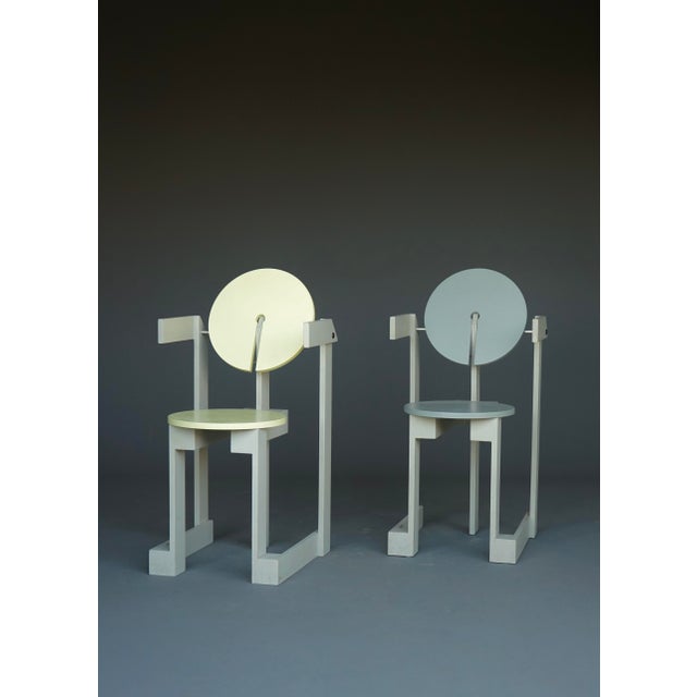 1970s Vintage Dining Chairs by Henk Lampe, 1979, Set of 2 For Sale - Image 5 of 17