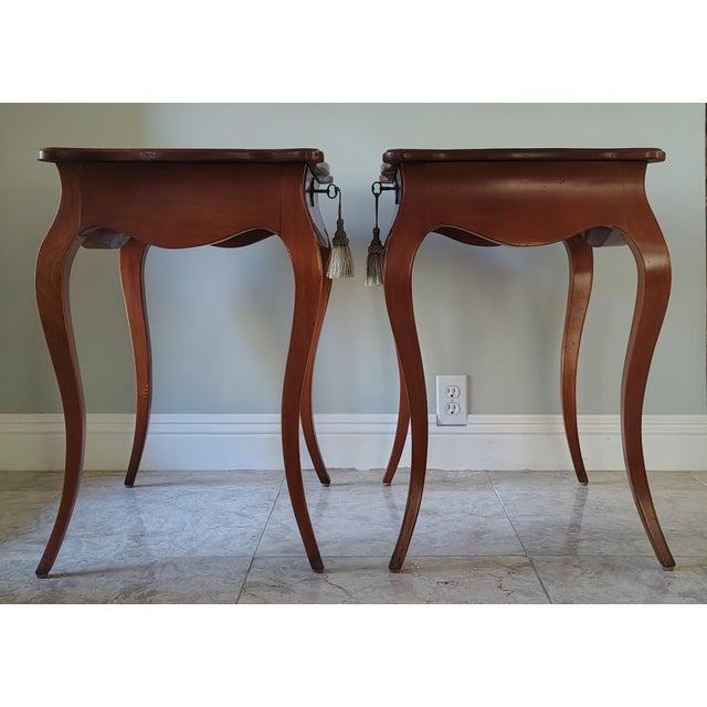 Brown A Pair of 19th Century French Provincial Side Tables For Sale - Image 8 of 9