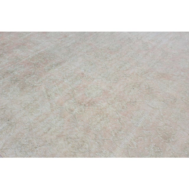 Distressed Oushak Rug - 86"x 135" For Sale - Image 4 of 13