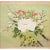 Japanese Post-1940 Showa Japanese Silk Scroll Painting "Peony Flower and Sakura" For Sale - Image 3 of 12