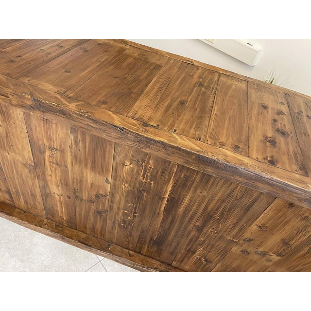 Brown Vintage Wooden Bar For Sale - Image 8 of 18