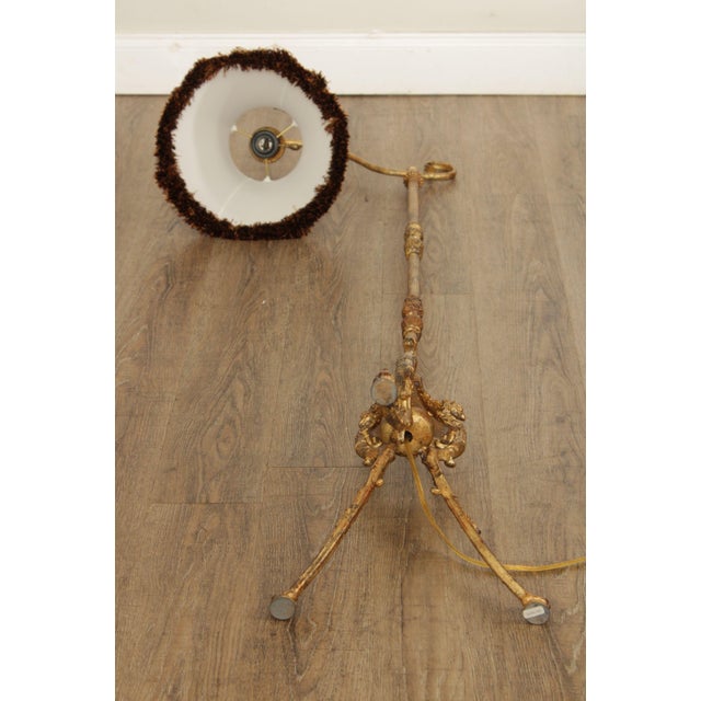 Frederic Cooper Vintage Griffin Base Columnar Floor Lamp Chairish