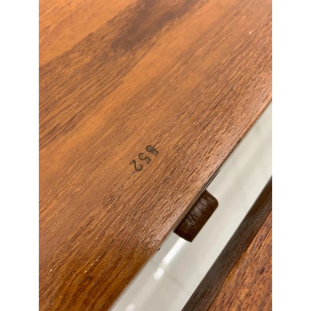 Sculpted Teak Extension Dining Table, Finn Juhl, France & Daverkosen, 1950's For Sale - Image 10 of 13