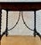 19th Century Spanish Side Table with Cared Turned Legs and Iron Stretcher, 1850 For Sale - Image 4 of 7