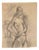 Albert Decaris, Nude, Pencil Drawing, Mid-20th Century For Sale