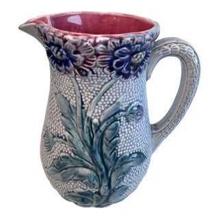 Majolica Pitcher For Sale