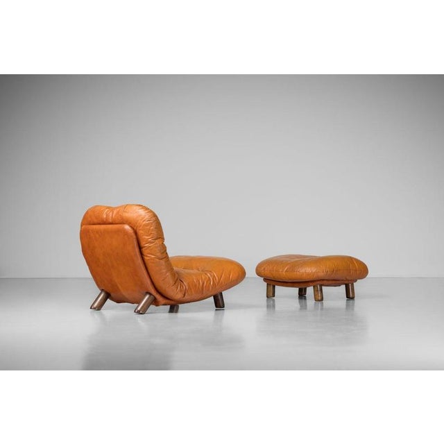 Insa Lounge Chair and Ottoman by E. Cobianchi, Italy, 1970s For Sale - Image 18 of 18