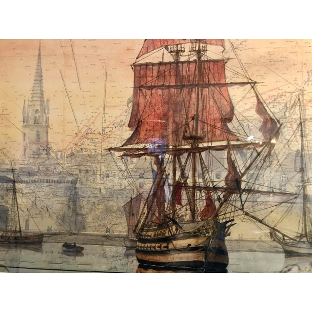 Contemporary Letestu, Brittany, 1980s, Offset Print For Sale - Image 3 of 8