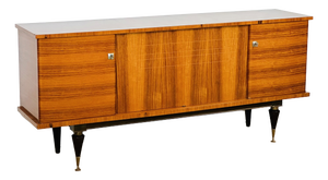 Vintage Modernist Walnut Sideboard by André Arbus, 1950s