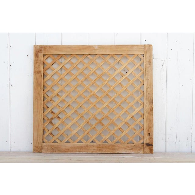Antique Bleached Wood Chinese Window For Sale In Los Angeles - Image 6 of 9