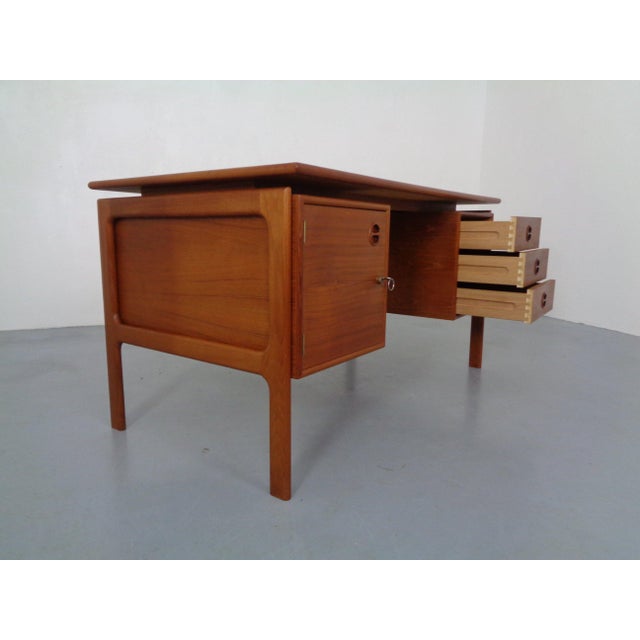 Teak Desk from Gasvig GV Møbler, Denmark, 1960s For Sale - Image 4 of 17
