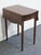 Vintage Antique Solid Mahogany Traditional Hepplewhite Style 26" Drop Leaf Accent End Table For Sale - Image 4 of 15