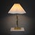 Elegant brass table lamp b-131 by bergboms, sweden, 1960s. The vertical stand, to which the lampshade is attached, is...