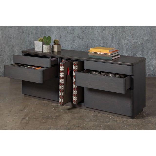 Pok Collection Butler Credenza in Jeremiah Turquoise by Soshiro, 2019 For Sale - Image 4 of 6