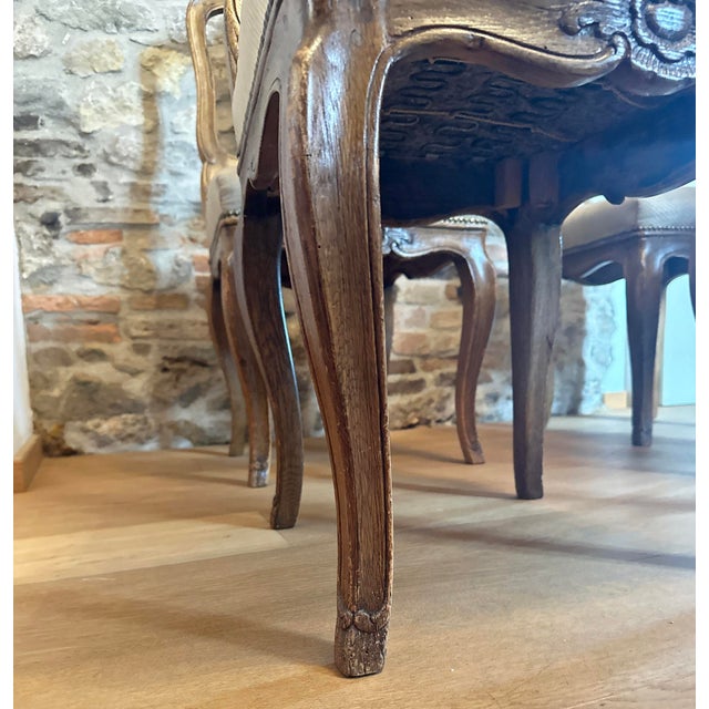 Antique Original Baroque Chairs, Walnut, Circa 1760, Set of 4 For Sale - Image 15 of 18