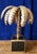 French Palm Tree Toleware Table Lamp in the style of Mason Jansen, 1970s For Sale - Image 10 of 10