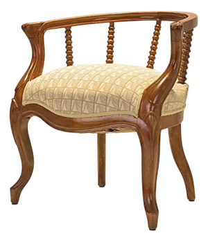 Late Biedermeier Upholstered Walnut Armchair, Germany, 1870s
