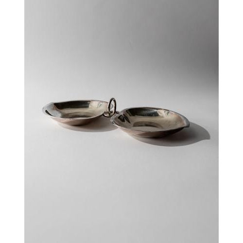 Vintage Silver Plated Vide Poche Bowl, 1960s For Sale - Image 5 of 11