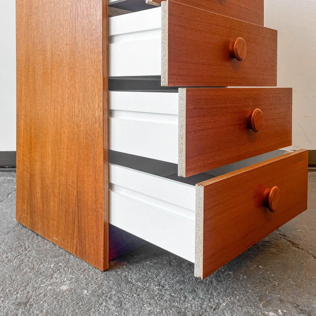 High Teak Chest of Drawers For Sale - Image 14 of 18